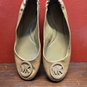 Michael Kors Tan Ballet Flats